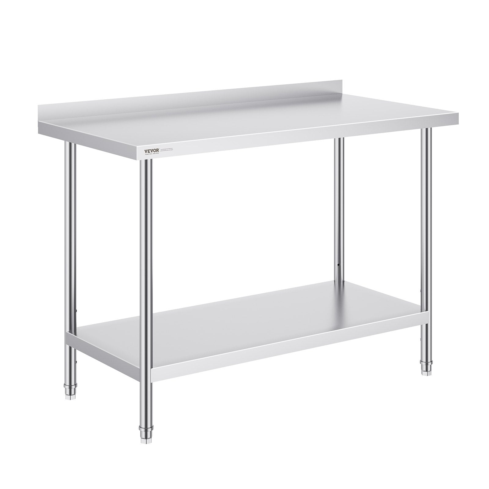 Basketball & Basketball Accessories: VEVOR 24 x 48 x 36 Inch Stainless Steel Work Table, Commercial Food Prep Worktable Heavy Duty Prep Worktable, Metal Work Table with Adjustable Height for Restaurant, Home and Hotel