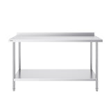 Basketball & Basketball Accessories: VEVOR 24 x 60 x 36 Inch Stainless Steel Work Table, Commercial Food Prep Worktable Heavy Duty Prep Worktable, Metal Work Table with Adjustable Height for Restaurant, Home and Hotel