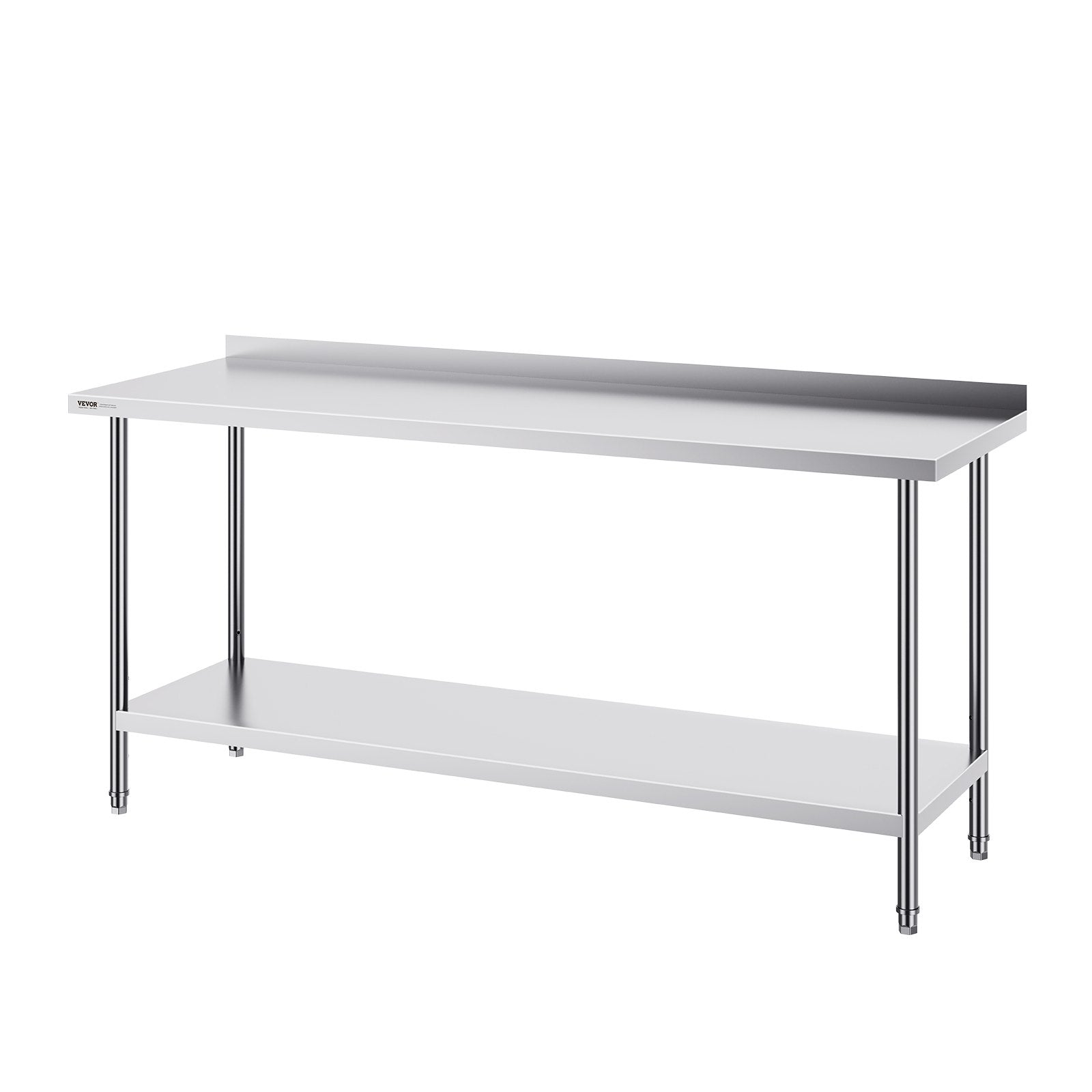 Basketball & Basketball Accessories: VEVOR 24 x 72 x 36 Inch Stainless Steel Work Table, Commercial Food Prep Worktable Heavy Duty Prep Worktable, Metal Work Table with Adjustable Height for Restaurant, Home and Hotel