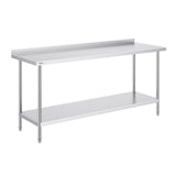 Basketball & Basketball Accessories: VEVOR 24 x 72 x 36 Inch Stainless Steel Work Table, Commercial Food Prep Worktable Heavy Duty Prep Worktable, Metal Work Table with Adjustable Height for Restaurant, Home and Hotel