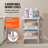 Basketball & Basketball Accessories: VEVOR Stainless Steel Food Prep Table, 14 x 24 x 34 Inch Commercial Kitchen Worktable, with 2 Adjustable Undershelf, Heavy Duty Prep Table Metal Work Table for BBQ, Kitchen, Home, and Garage
