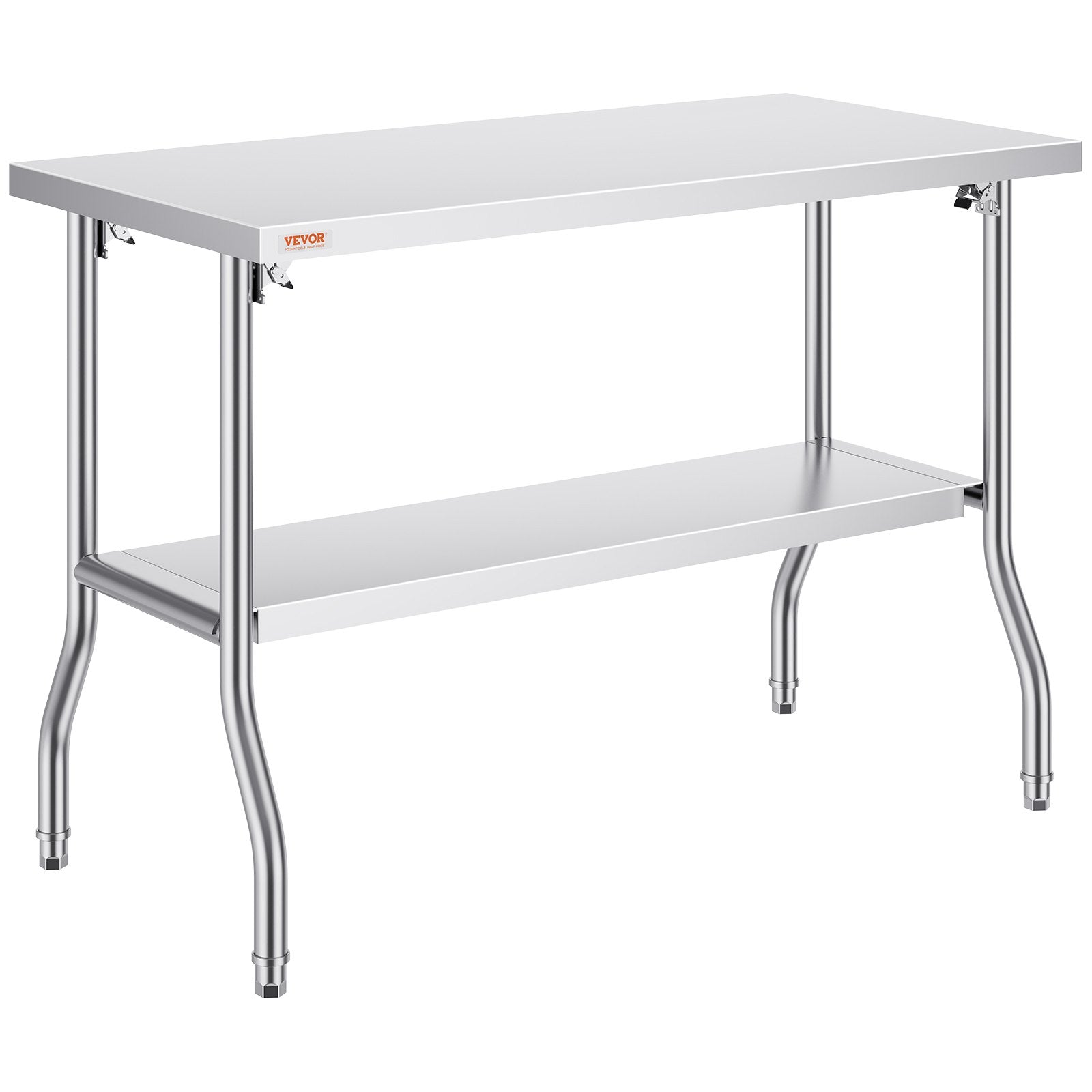 Audio Accessories: VEVOR Commercial Worktable Workstation Folding Commercial Prep Table 1220x610 mm