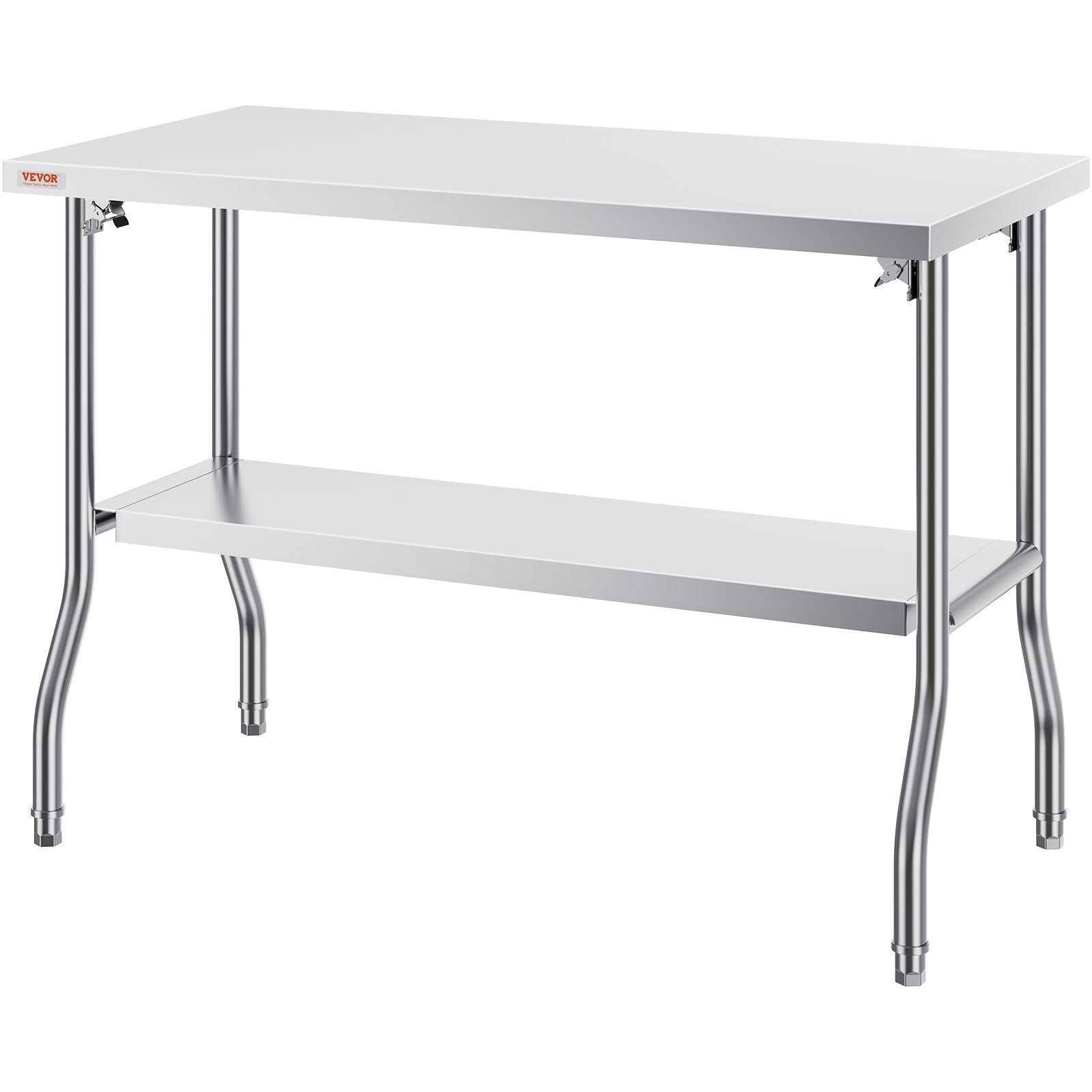 Audio Accessories: VEVOR Commercial Worktable Workstation Folding Commercial Prep Table 1220x610 mm