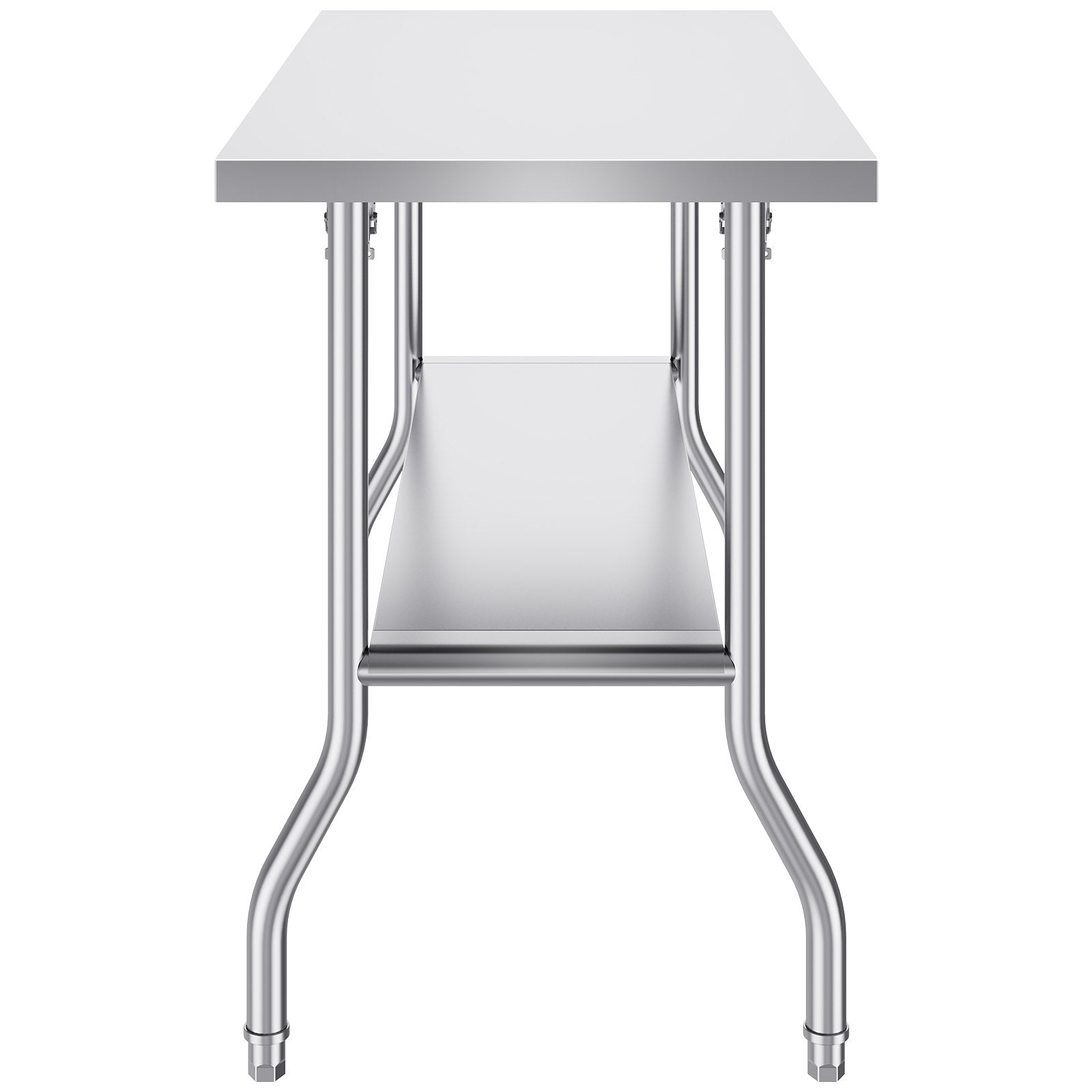 Audio Accessories: VEVOR Commercial Worktable Workstation Folding Commercial Prep Table 1220x610 mm