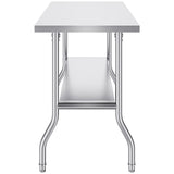 Audio Accessories: VEVOR Commercial Worktable Workstation Folding Commercial Prep Table 1220x610 mm