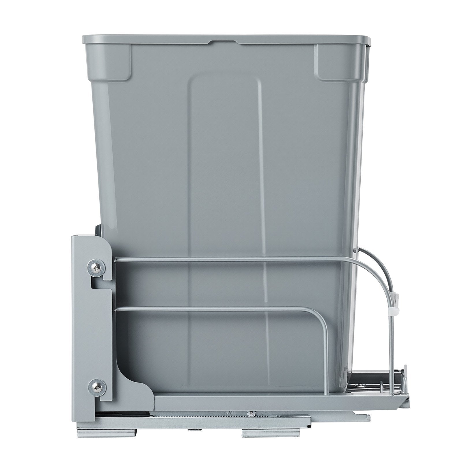 Kitchen & Bathroom DIY: VEVOR Pullout Trash Can for Kitchen Cabinets, Garbage Waste Recycling Bin, Under Mount Waste Container, with Heavy Duty Metal Soft Close Sliding System and Door Kit, for Sink, Under Counter