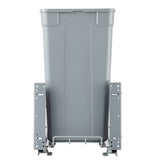Kitchen & Bathroom DIY: VEVOR Pullout Trash Can for Kitchen Cabinets, Garbage Waste Recycling Bin, Under Mount Waste Container, with Heavy Duty Metal Soft Close Sliding System and Door Kit, for Sink, Under Counter