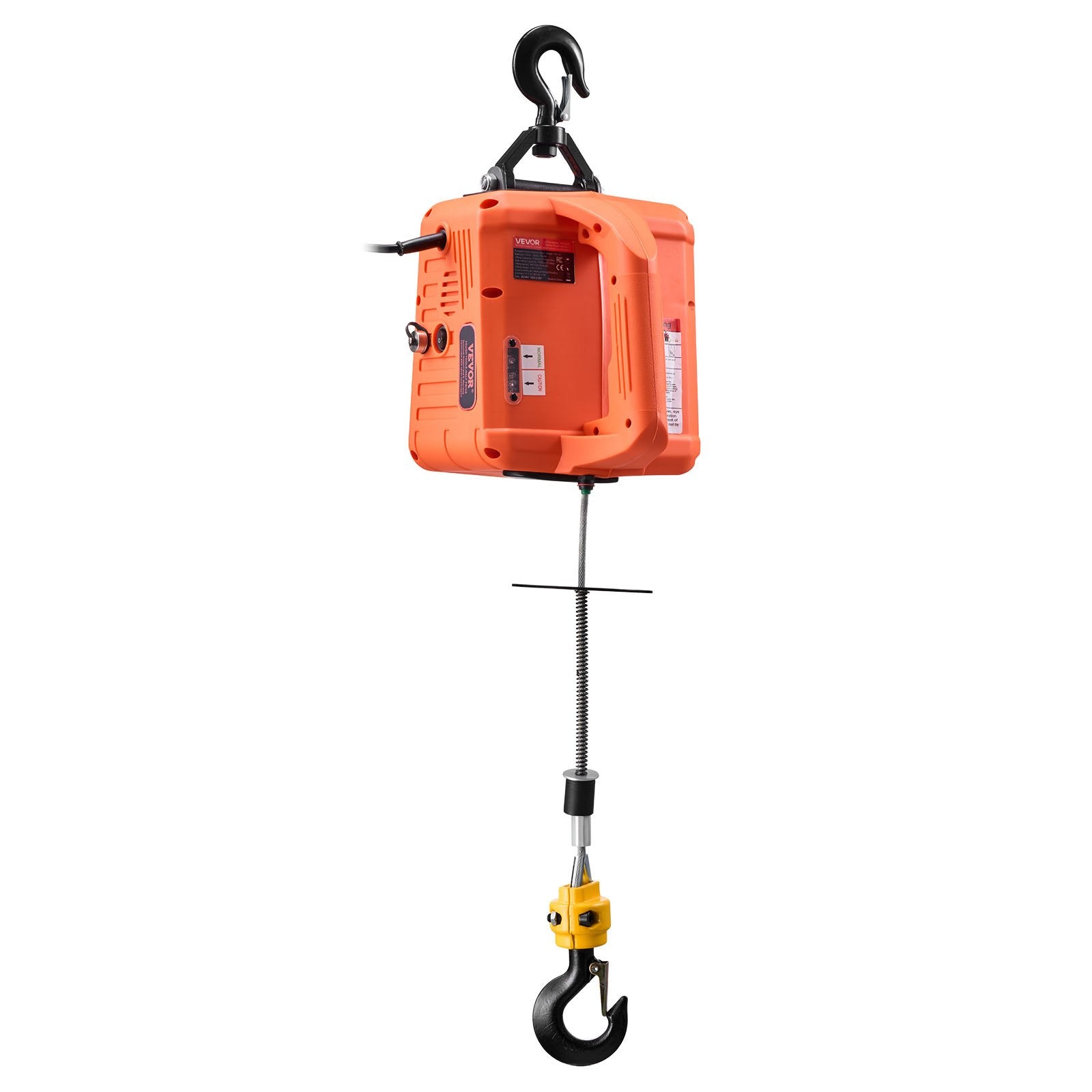 3-in-1 Electric Hoist Winch, 700 kg Capacity, 1500W Portable Power Winch Crane, 7.6 m Lifting Height, 5 m/min with Manual, Wired and Wireless Remote Control for Factory, Warehouss, Garage