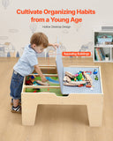Basketball & Basketball Accessories: VEVOR Multi-Purpose Activity Play Table 290 Building Bricks & 30 PCS Accessories