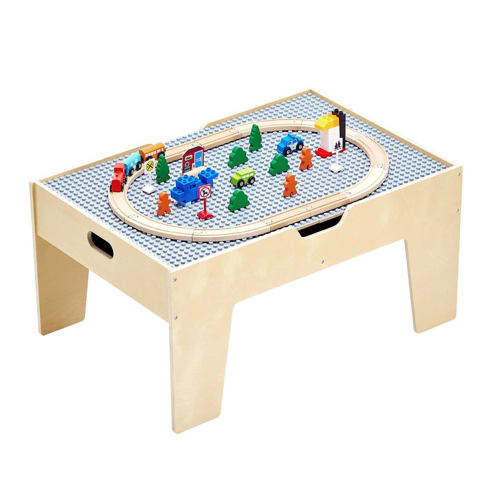 Basketball & Basketball Accessories: VEVOR Multi-Purpose Activity Play Table 290 Building Bricks & 30 PCS Accessories