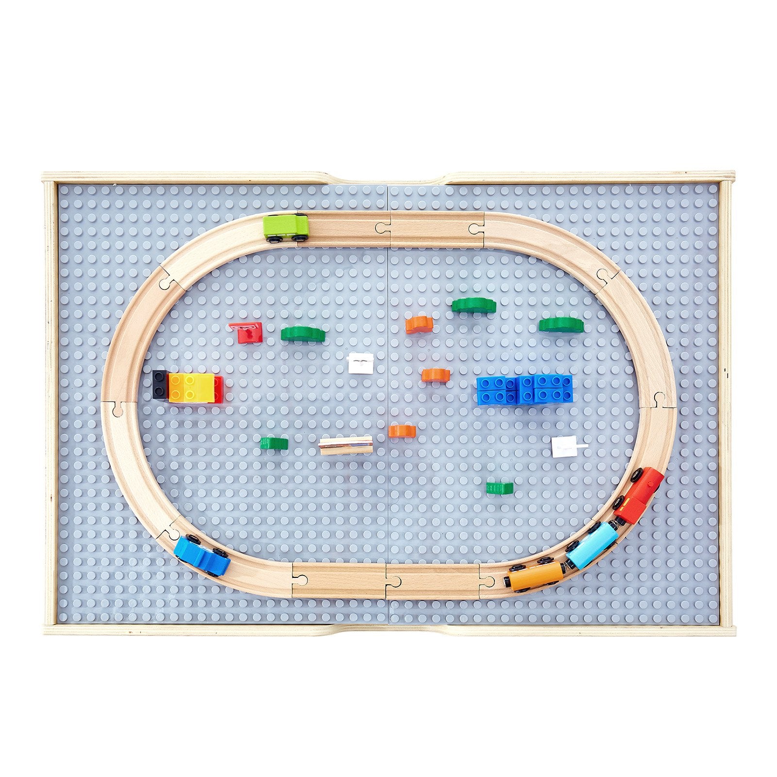 Basketball & Basketball Accessories: VEVOR Multi-Purpose Activity Play Table 290 Building Bricks & 30 PCS Accessories