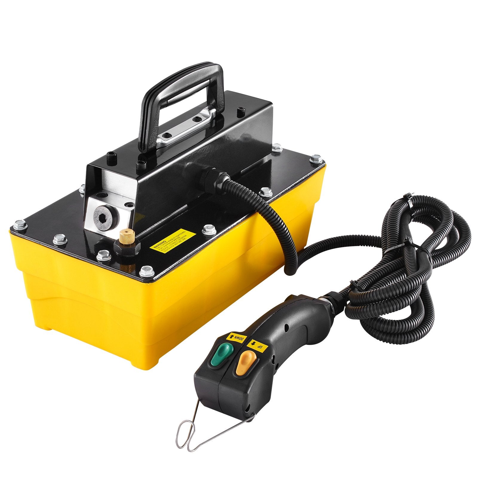 Air Pumps: VEVOR 10,000PSI Air Hydraulic Pump, 2.3 L Reservoir, NPT 3/8 In Oil Outlet, NPT 1/4 In Inlet, Air Actuated Foot Pump with Remote Control Actuator, for Automobile Frame Machine & Hydraulic Press