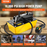 Air Pumps: VEVOR 10,000PSI Air Hydraulic Pump, 2.3 L Reservoir, NPT 3/8 In Oil Outlet, NPT 1/4 In Inlet, Air Actuated Foot Pump with Remote Control Actuator, for Automobile Frame Machine & Hydraulic Press