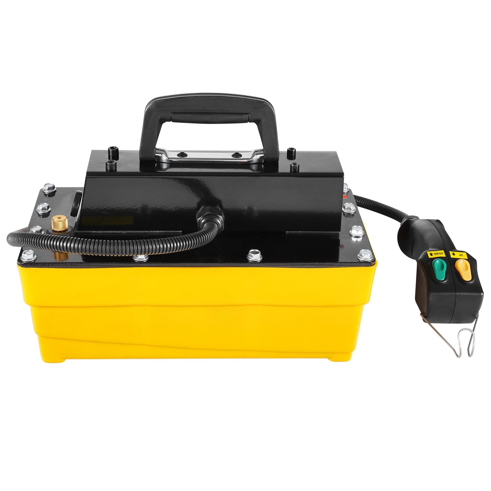 Air Pumps: VEVOR 10,000PSI Air Hydraulic Pump, 2.3 L Reservoir, NPT 3/8 In Oil Outlet, NPT 1/4 In Inlet, Air Actuated Foot Pump with Remote Control Actuator, for Automobile Frame Machine & Hydraulic Press