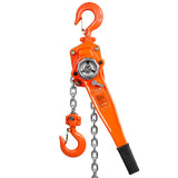 Lifts & Hoists: VEVOR Manual Lever Chain Hoist, 1-1/2 Ton 3300 lbs Capacity 10 FT Come Along, G80 Galvanized Carbon Steel with Weston Double-Pawl Brake,Auto Chain Leading & 360° Rotation Hook, for Garage Factory Dock