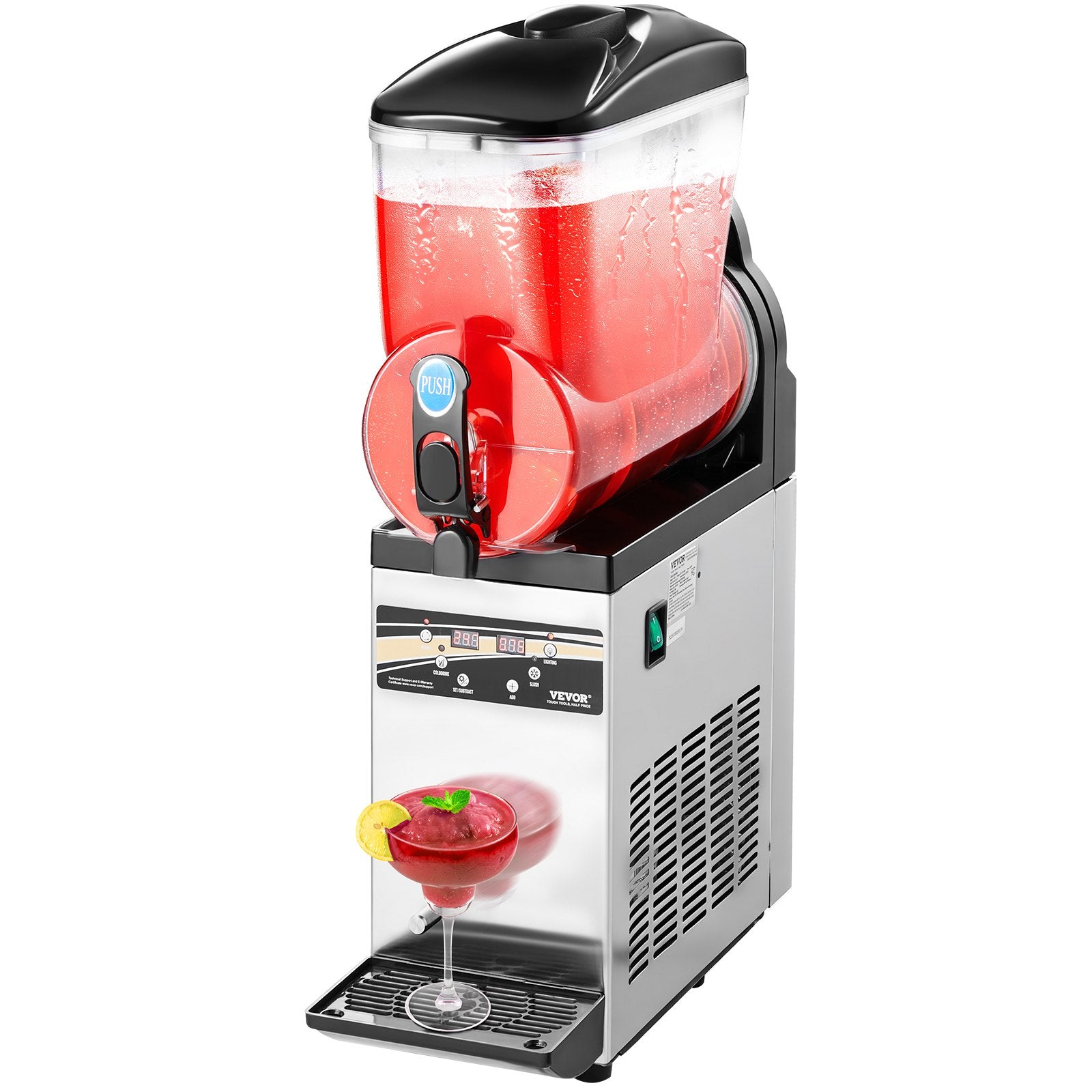 Commercial Slushy Machine 15L Margarita Smoothie Frozen Drink Maker