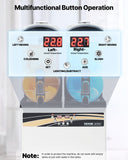 Food Storage: VEVOR Commercial Frozen Drink Maker, 15Lx2 Double Tank Slushy Machine, 120 Cups Stainless Steel Margarita Smoothie Frozen Drink Machine, Slushie Maker for Home Party Restaurants Cafe Bars