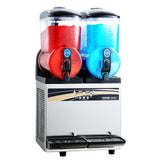 Food Storage: VEVOR Commercial Frozen Drink Maker, 15Lx2 Double Tank Slushy Machine, 120 Cups Stainless Steel Margarita Smoothie Frozen Drink Machine, Slushie Maker for Home Party Restaurants Cafe Bars