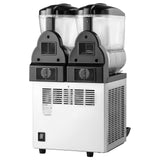 Food Storage: VEVOR Commercial Frozen Drink Maker, 15Lx2 Double Tank Slushy Machine, 120 Cups Stainless Steel Margarita Smoothie Frozen Drink Machine, Slushie Maker for Home Party Restaurants Cafe Bars