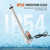 Animal Traps: VEVOR Linear Actuator 12V, 12 Inch High Speed 0.55"/s Linear Actuator, 220lbs/1000N Linear Motion Actuator with Mounting Bracket and IP54 Protection