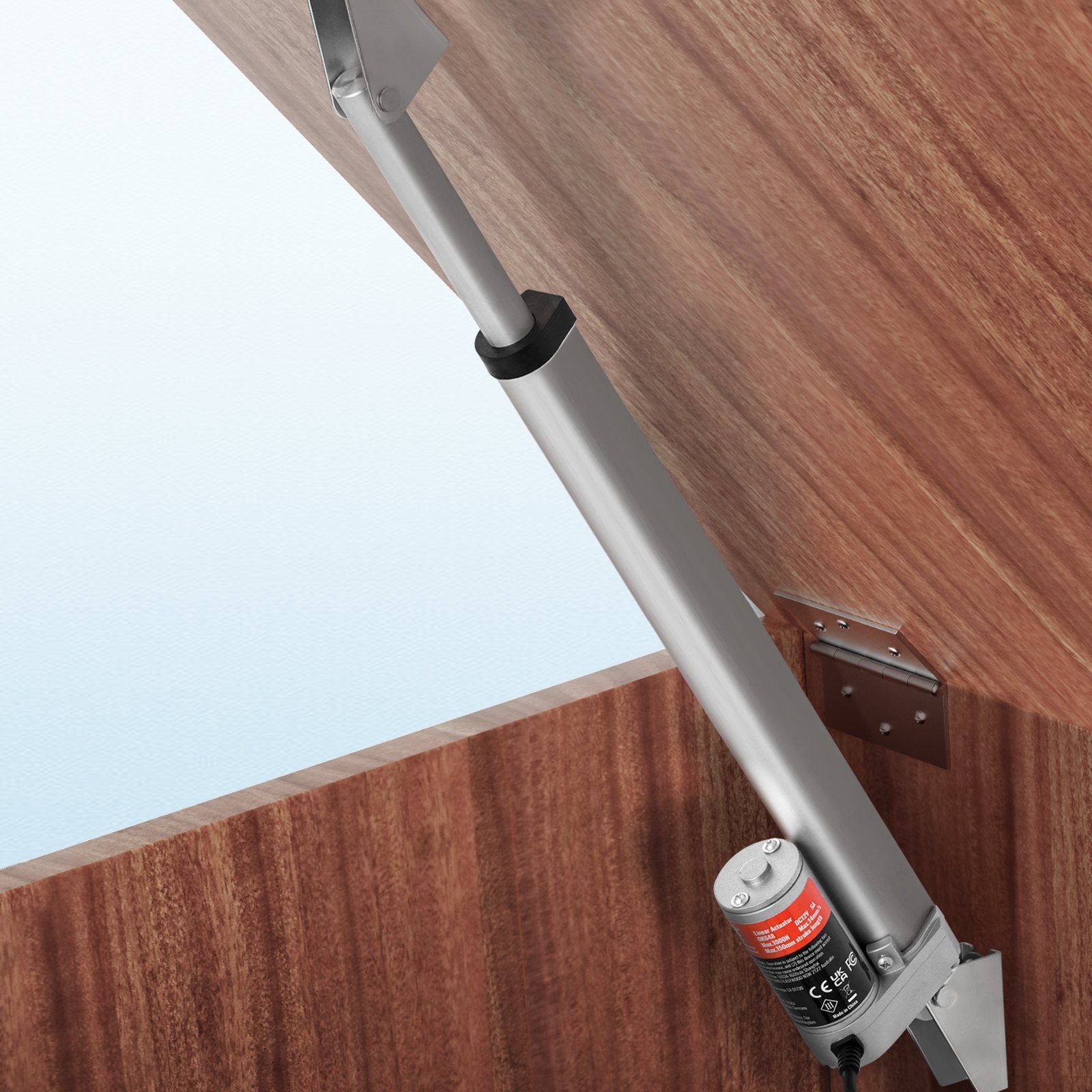 Animal Traps: VEVOR Linear Actuator 12V, 12 Inch High Speed 0.55"/s Linear Actuator, 220lbs/1000N Linear Motion Actuator with Mounting Bracket and IP54 Protection