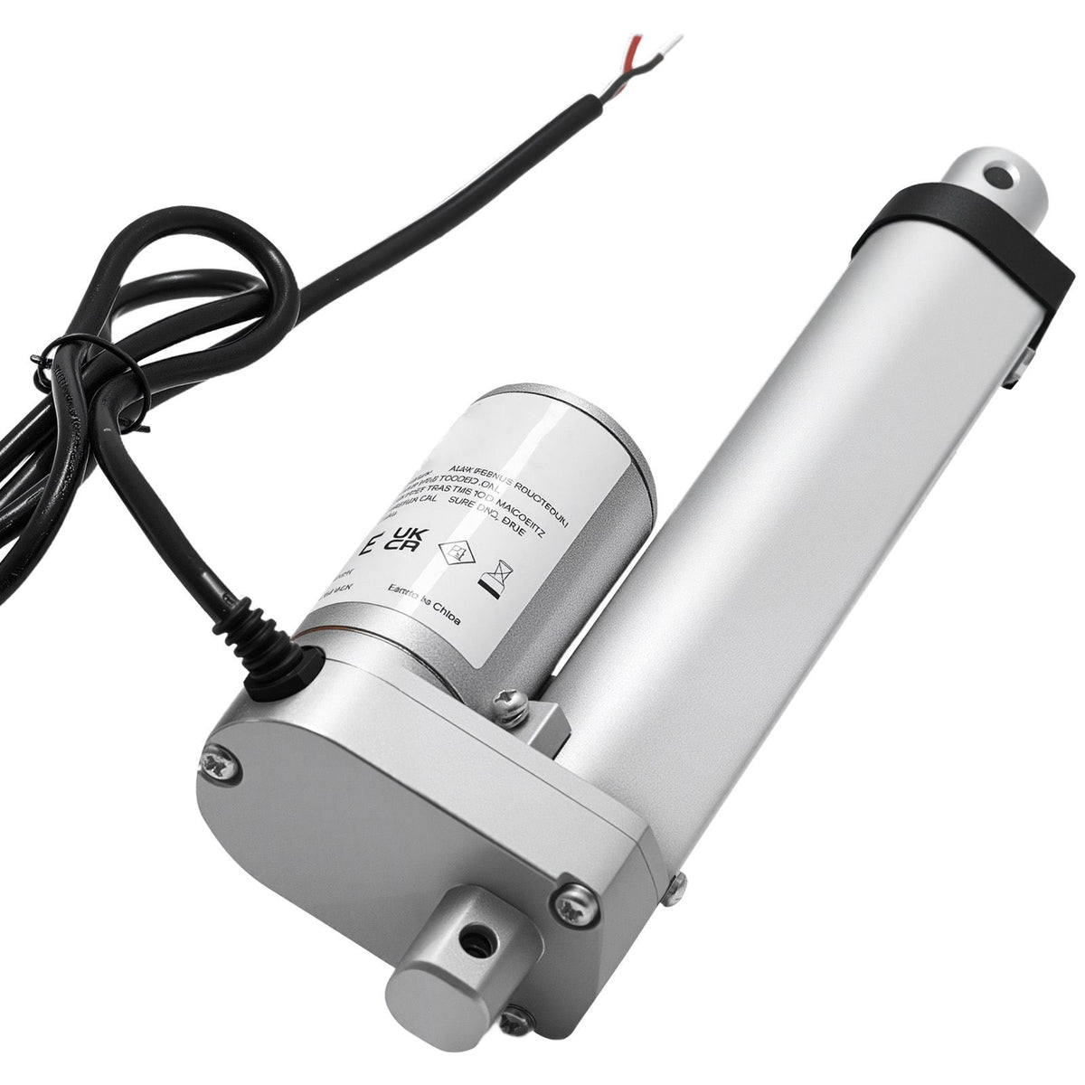 12V Linear Actuator, 101.6mm Stroke 15mm/s High-Speed 1000N Linear Motion Actuator - with IP54 Protection & Mounting Bracket for Lift Desk, Recliner Chairs, Window Door Opener
