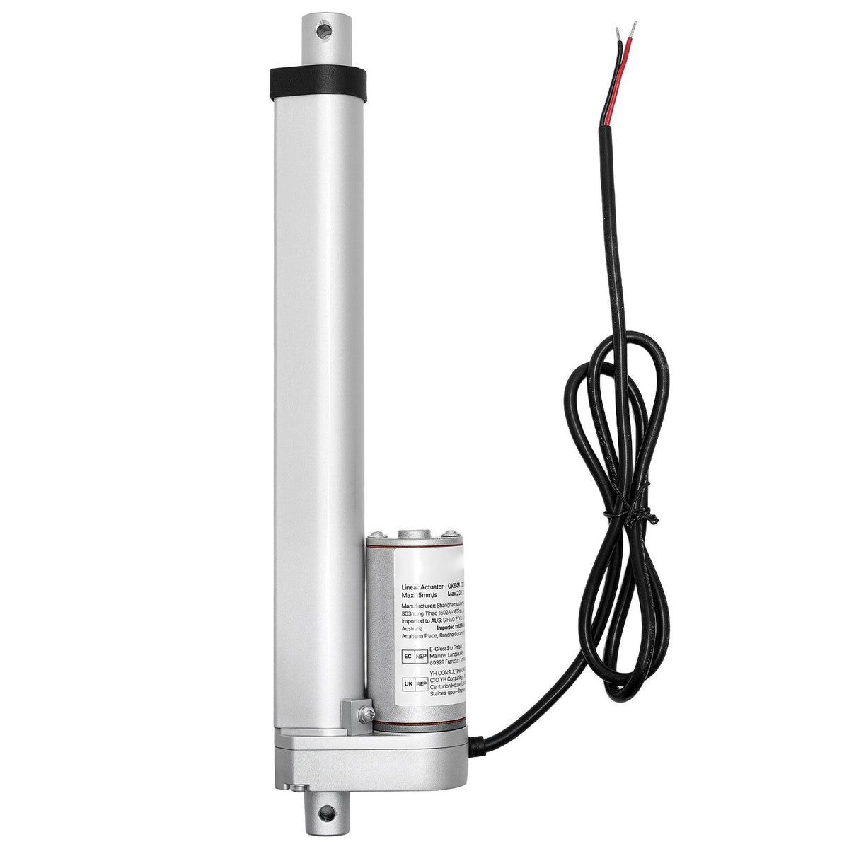 12V Linear Actuator, 101.6mm Stroke 15mm/s High-Speed 1000N Linear Motion Actuator - with IP54 Protection & Mounting Bracket for Lift Desk, Recliner Chairs, Window Door Opener