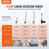 Fuel & Exhaust: VEVOR Linear Actuator 12V 6Inch 0.55"/s High Speed 220lbs/1000N IP54 Protection