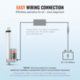 Fuel & Exhaust: VEVOR Linear Actuator 12V 6Inch 0.55"/s High Speed 220lbs/1000N IP54 Protection