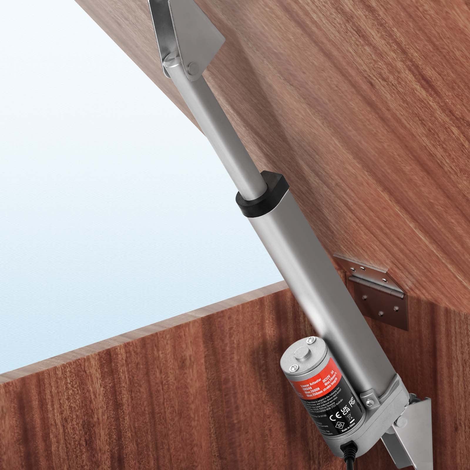 Fuel & Exhaust: VEVOR Linear Actuator 12V 6Inch 0.55"/s High Speed 220lbs/1000N IP54 Protection