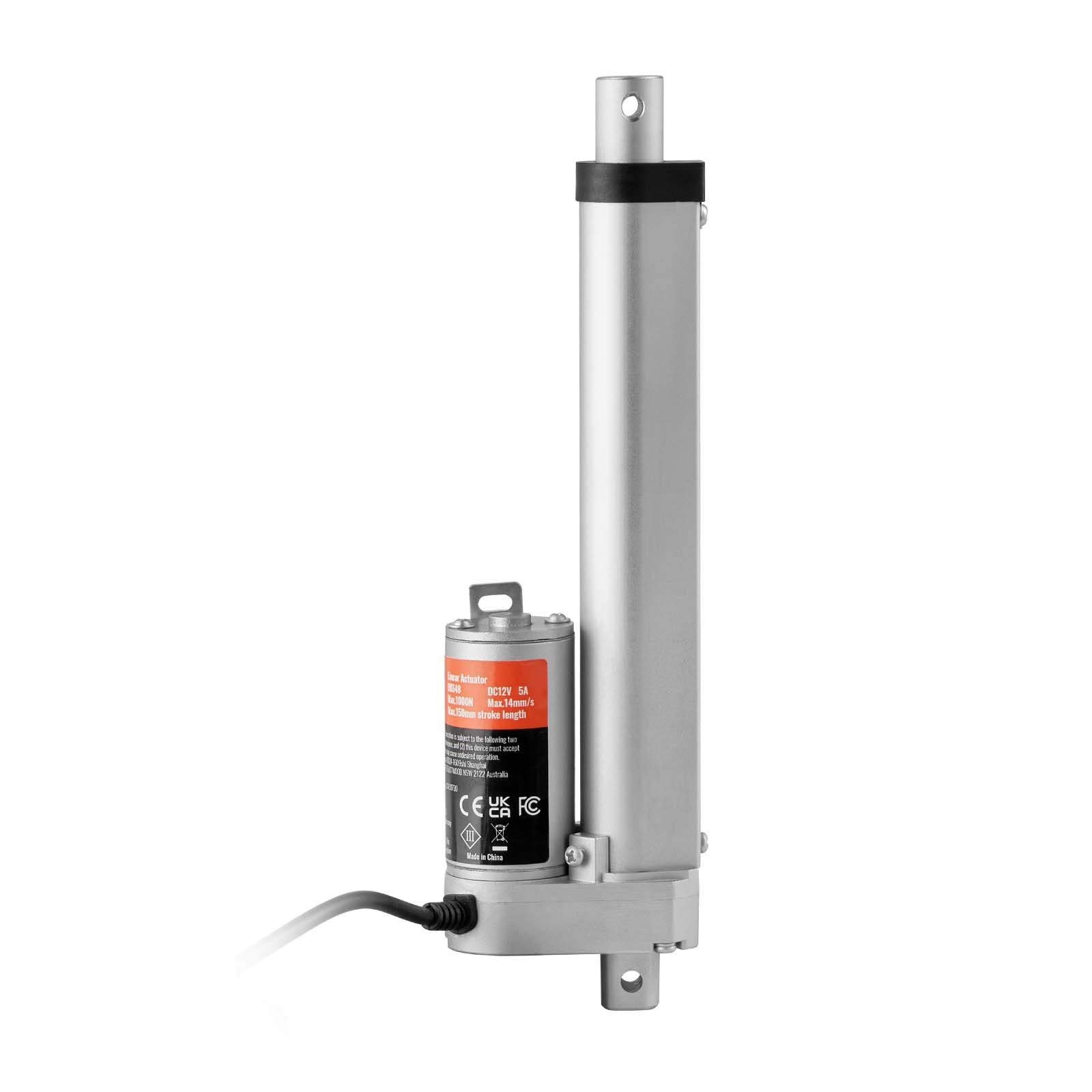 Fuel & Exhaust: VEVOR Linear Actuator 12V 6Inch 0.55"/s High Speed 220lbs/1000N IP54 Protection