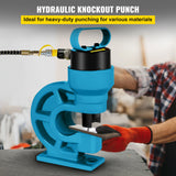 Building Materials: VEVOR CH-60 Hydraulic Hole Punching Tool 31T Hole Digger Force Puncher Smooth Hole Puncher for Iron Plate Copper Bar Aluminum Stainless Steel