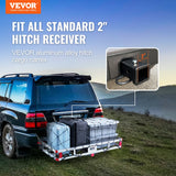 Cleaning & Care: VEVOR 49.4 x 22.4 x 7.1 in Hitch Cargo Carrier, 500lb Capacity Trailer Hitch Mount Aluminum Cargo Basket, Luggage Carrier Rack Fits 2" Hitch Receiver for SUV Truck Pickup Camping