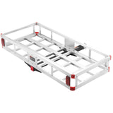Cleaning & Care: VEVOR 49.4 x 22.4 x 7.1 in Hitch Cargo Carrier, 500lb Capacity Trailer Hitch Mount Aluminum Cargo Basket, Luggage Carrier Rack Fits 2" Hitch Receiver for SUV Truck Pickup Camping
