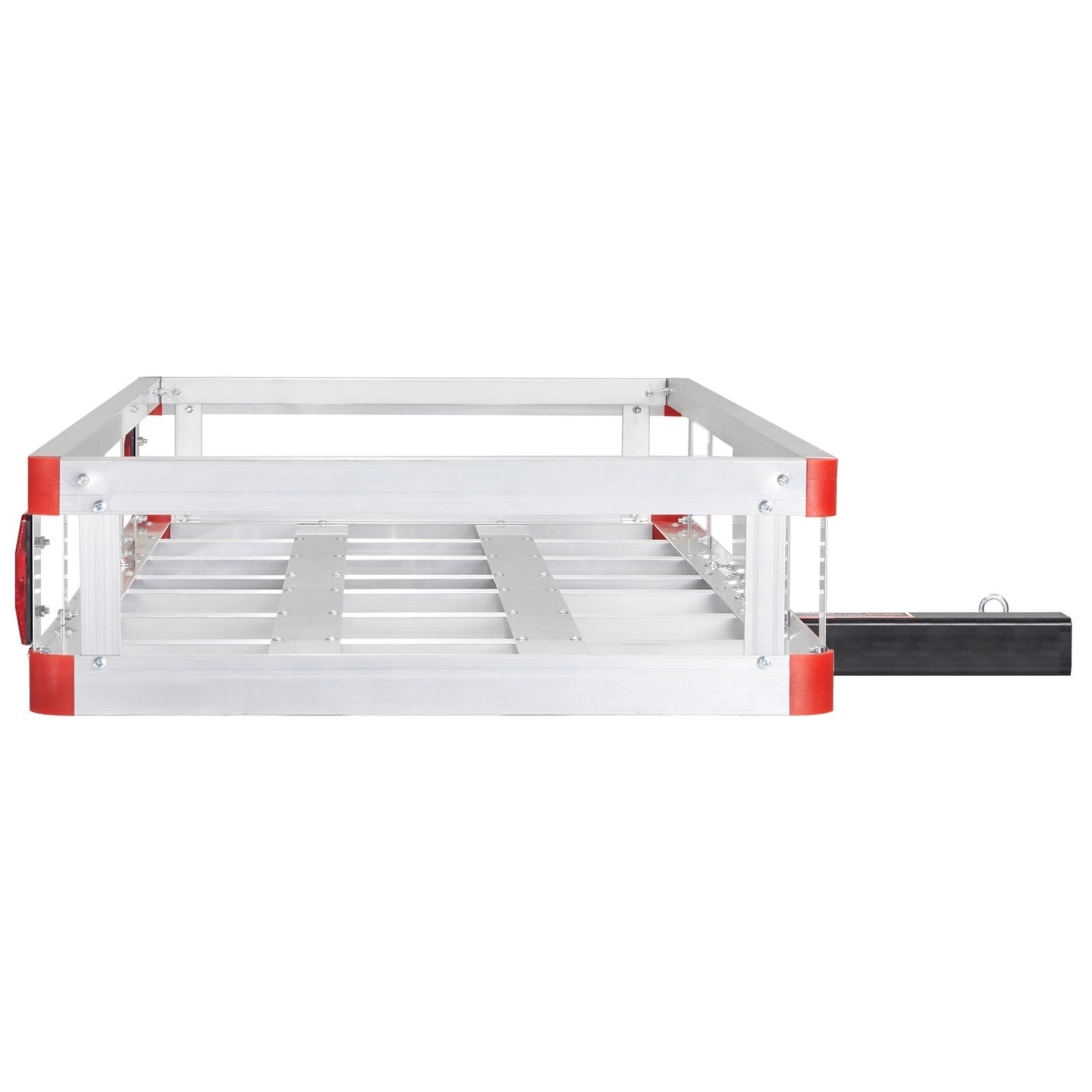 49.4 x 22.4 x 7.1 in Hitch Cargo Carrier, 500lb Capacity Trailer Hitch Mount Aluminum Cargo Basket, Luggage Carrier Rack Fits 2" Hitch Receiver for SUV Truck Pickup Camping