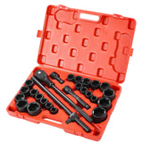 Automotive Repair & Speciality Tools: Impact Socket Set 3/4 Inches 27 Piece SAE 7/8 to 2 Inches and Metric 22 to 50 mm