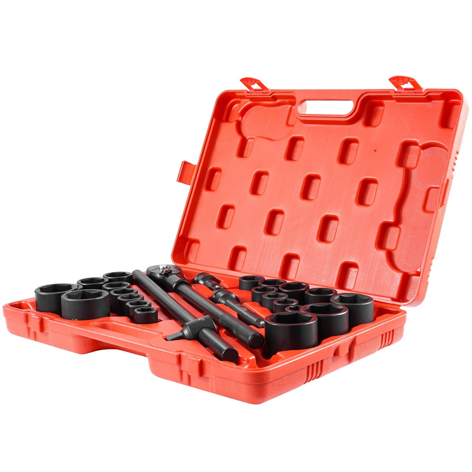 Automotive Repair & Speciality Tools: Impact Socket Set 3/4 Inches 27 Piece SAE 7/8 to 2 Inches and Metric 22 to 50 mm