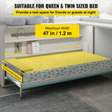 Beds & Bed Frames: VEVOR DIY Murphy Bed Springs Mechanism Hardware Kit Horizontal for Twin Size Bed