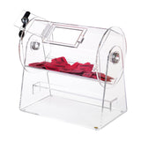 Board Games: VEVOR Acrylic Raffle Drum, Holds 2500 Tickets or 100 Raffle Balls, Professional Raffle Ticket Spinning Cage with 2 Keys, Transparent Lottery Spinning Drawing, Raffle Ticket Box for Lottery Games Bingo