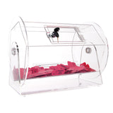 Card Games: VEVOR Acrylic Raffle Drum, Holds 5000 Tickets or 200 Raffle Balls, Professional Raffle Ticket Spinning Cage with 2 Keys, Transparent Lottery Spinning Drawing, Raffle Ticket Box for Lottery Games Bingo