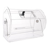Card Games: VEVOR Acrylic Raffle Drum, Holds 5000 Tickets or 200 Raffle Balls, Professional Raffle Ticket Spinning Cage with 2 Keys, Transparent Lottery Spinning Drawing, Raffle Ticket Box for Lottery Games Bingo