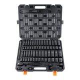 Tool Sockets: VEVOR 1/2" Drive Impact Socket Set, 65 Piece Socket Set SAE 3/8" to 1-1/4" and Metric 10-24mm, 6 Point Cr-V Alloy Steel for Auto Repair, Rugged Construction, Easy-to-Read Size Markings, Storage Case