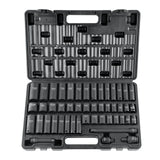 Work Safety Protective Equipment: VEVOR 3/8" Drive Impact Socket Set, 48 Piece Socket Set SAE （5/16" -3/4"） & Metric （8-22mm）6 Point Cr-V Drive Extension Bar Universal Joint & Power Drill Adapter Includes Storage Case