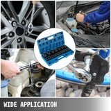 Tool Sockets: VEVOR Impact Socket Set 1/2 Inches 19 Piece Impact Sockets, Standard Socket Assortment, 1/2 Inches Drive Socket Set Impact Standard SAE (3/8 Inches to 1-1/2 Inches) 6-point Hex Sockets