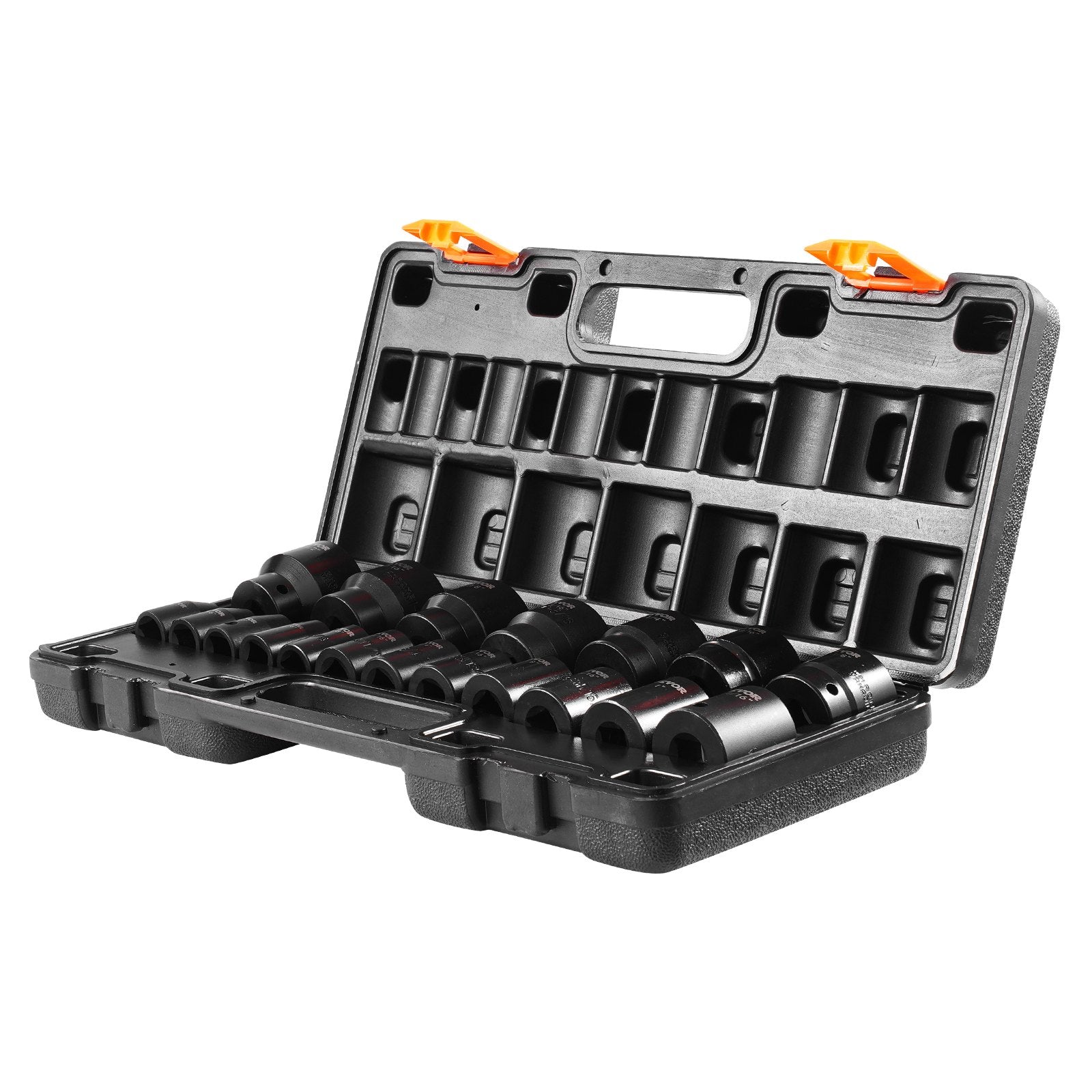 Tool Sockets: VEVOR Impact Socket Set 1/2 Inches 19 Piece Impact Sockets, Standard Socket Assortment, 1/2 Inches Drive Socket Set Impact Standard SAE (3/8 Inches to 1-1/2 Inches) 6-point Hex Sockets