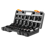 Tool Sockets: VEVOR Impact Socket Set 1/2 Inches 19 Piece Impact Sockets, Standard Socket Assortment, 1/2 Inches Drive Socket Set Impact Standard SAE (3/8 Inches to 1-1/2 Inches) 6-point Hex Sockets