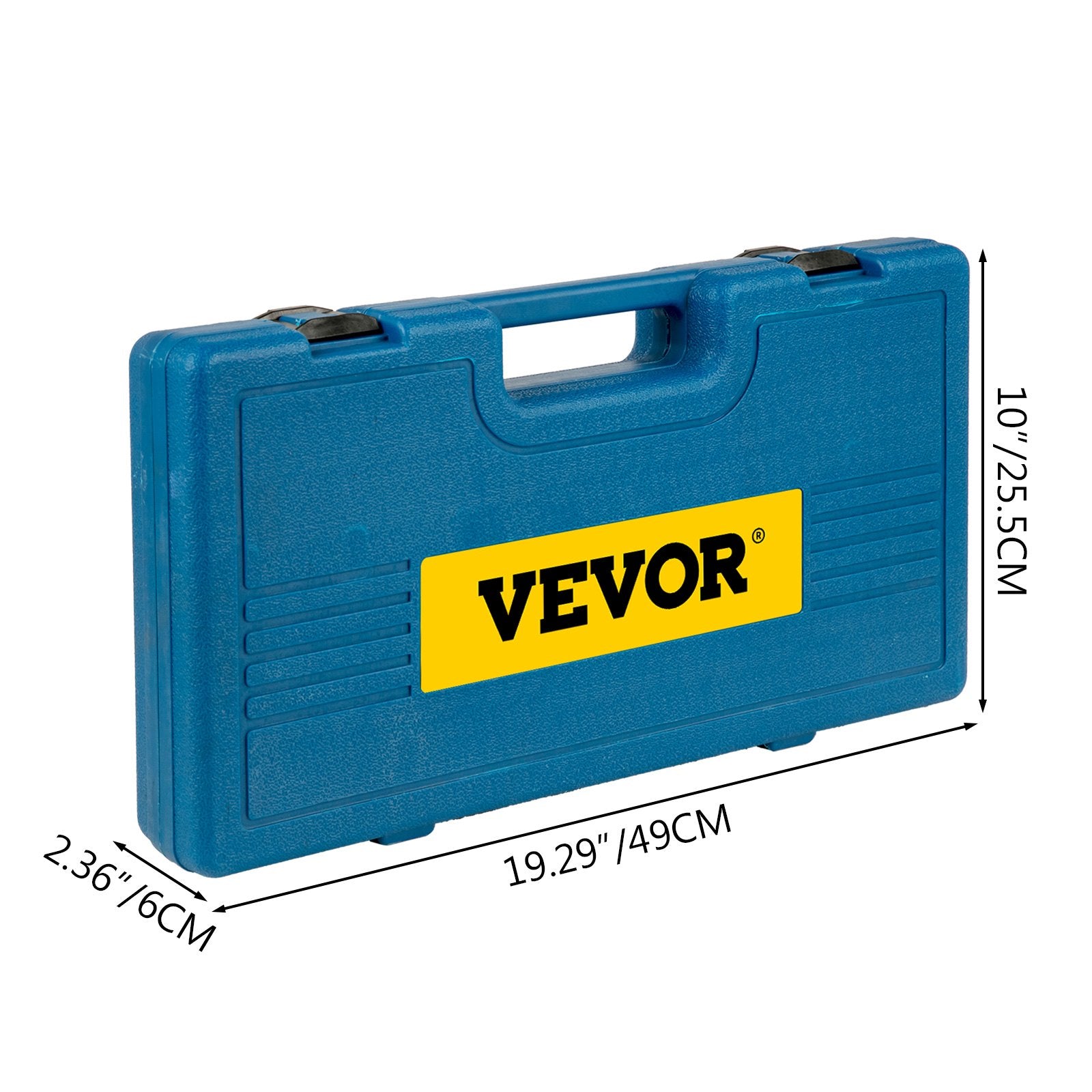 Tool Sockets: VEVOR Impact Sockets Set 1/2 Inch Drive 26 PCS Metric 10mm - 36mm Deep 6-Point Set