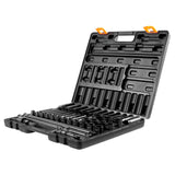Tool Sockets: VEVOR Impact Socket Set 43 Piece Impact Sockets, Standard Socket Assortment, Drive Socket Set 6-Point Sockets Metric 9-30mm (Standard/Deep)
