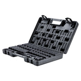 Tool Sockets: VEVOR 1/2" Drive Deep Impact Socket Set, 34pcs Socket Set Metric （8-36mm） 6 Point Cr-MO Alloy Steel for Auto Repair, Rugged Construction, Includes Heavy Duty Storage Case