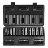 Tool Sockets: VEVOR 3/8" Drive Impact Socket Set, 15 Piece Deep Socket Set Metric 8-22mm, 6 Point Cr-Mo Alloy Steel for Auto Repair, Easy-to-Read Size Markings, Rugged Construction, Includes Storage Case